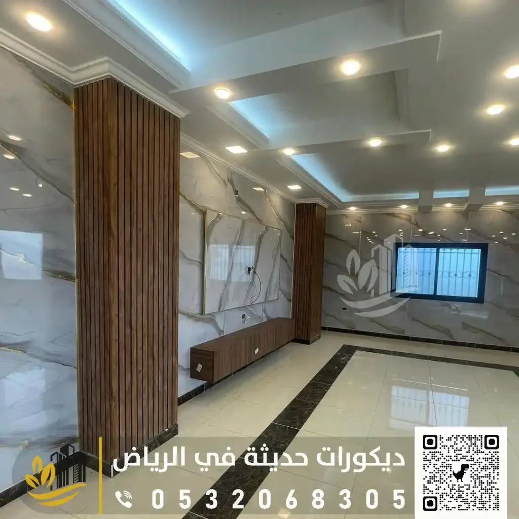 تركيب الرخام المضيء في الرياض في حي نمار