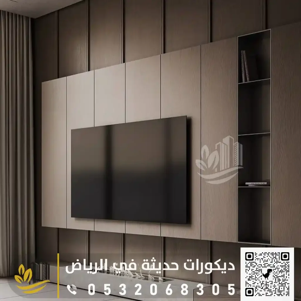 شركة تنفيذ ديكور تلفزيون في الرياض في حي الملقا
