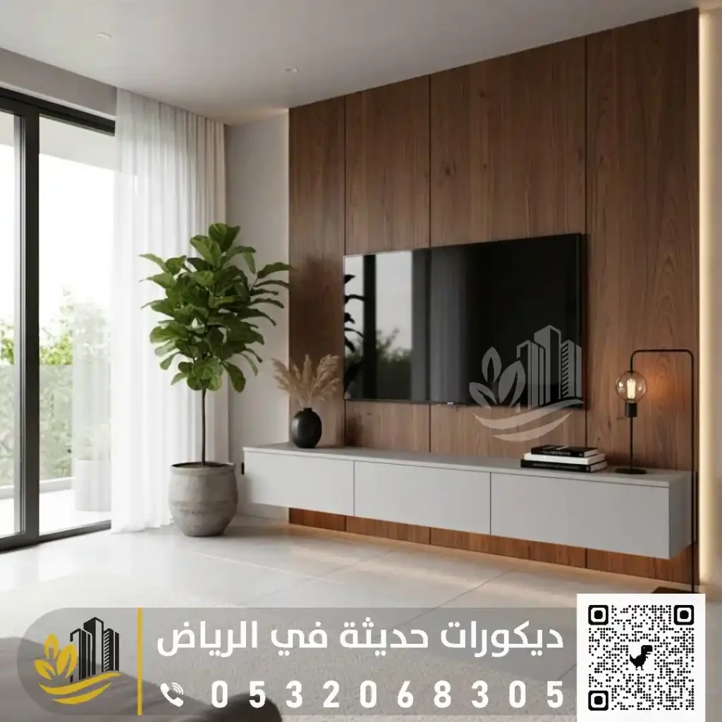 مقاول تنفيذ ديكورات تلفزيون بالرياض في حي حطين
