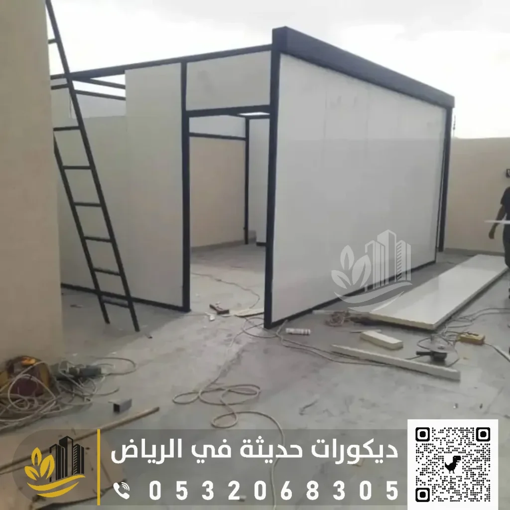 مقاول تركيب ساندوتش بانل بالرياض 0558393231 سندوش بانل بتصميم عصري في الرياض 38 افضل غرف ساندوتش بانل في شمال الرياض في حي العقيق