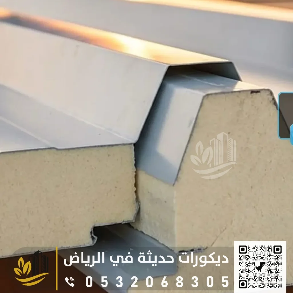 مقاول تركيب ساندوتش بانل بالرياض 0558393231 سندوش بانل بتصميم عصري في الرياض 37 الواح سندويش بانل في شمال الرياض في حي حطين