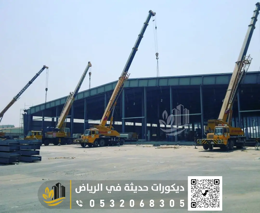 بناء هناجر ومستودعات بحي النسيم بالرياض