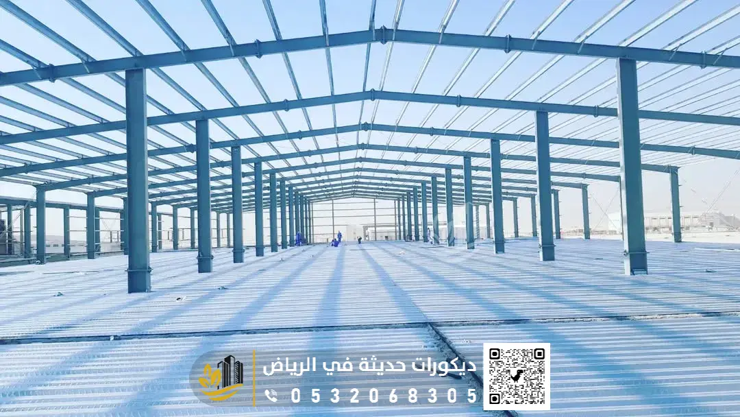 تصميم اشكال هناجر حديد بالرياض