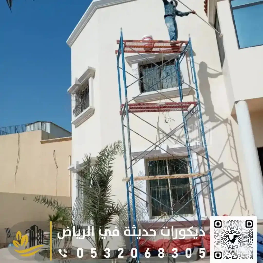 دهانات الواجهات الخارجية في الرياض 0559627365 أنواع الدهانات الخارجية في الرياض 42 دهانات وديكورات خارجية في شرق الرياض في حي قرطبة