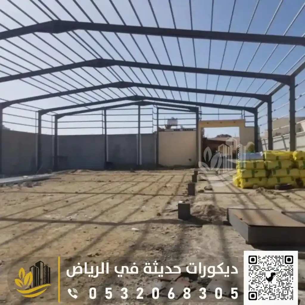 مخططات هناجر ومستودعات في شرق الرياض في حي الروضة