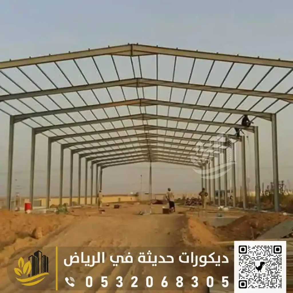 نوع حديد الهناجر في غرب الرياض في حي لبن