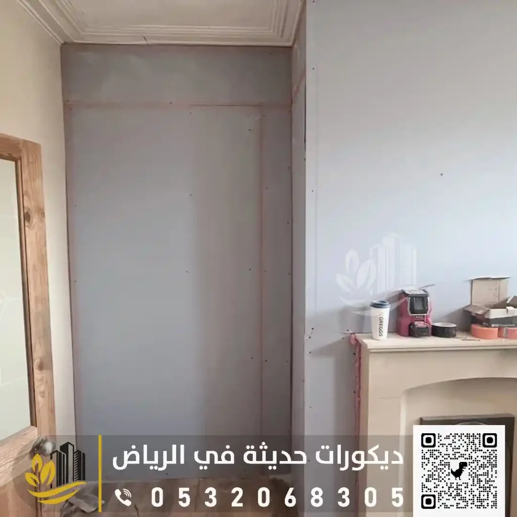 باب عازل للصوت في شمال الرياض في حي النرجس