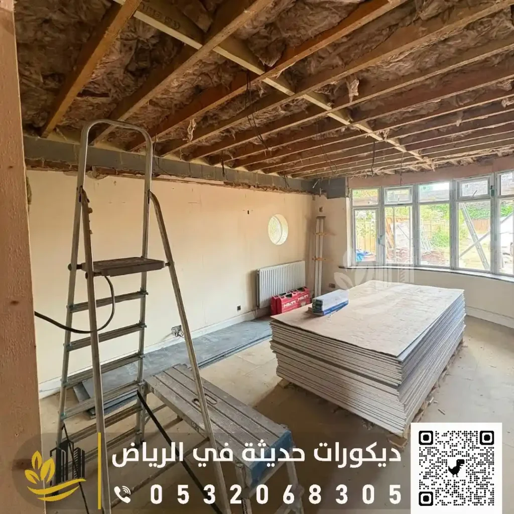 تركيب عوازل صوتية للارضيات في غرب الرياض في حي طويق
